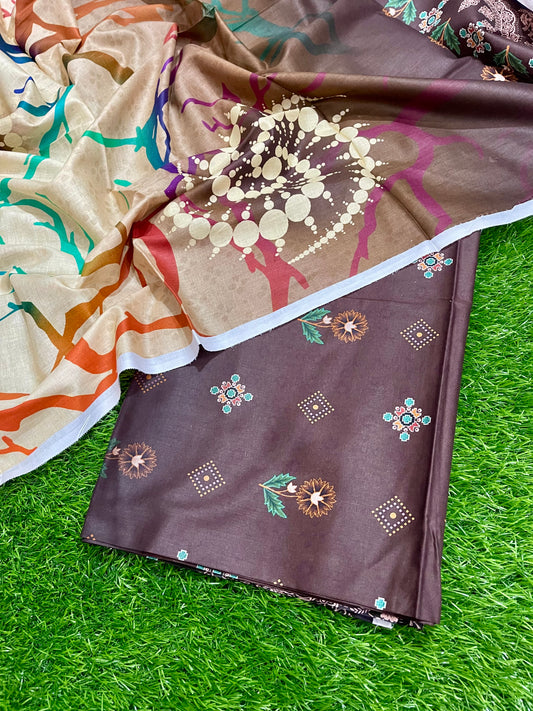 Digital printed Lawn shirt+dupatta 2-piece (LR-0015)