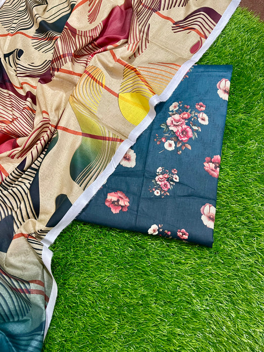 Digital printed Lawn shirt+dupatta 2-piece (LR-0017)